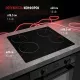 Поверхность стеклокерамическая PERFELLI FABIO 601 NERO - зображення 6