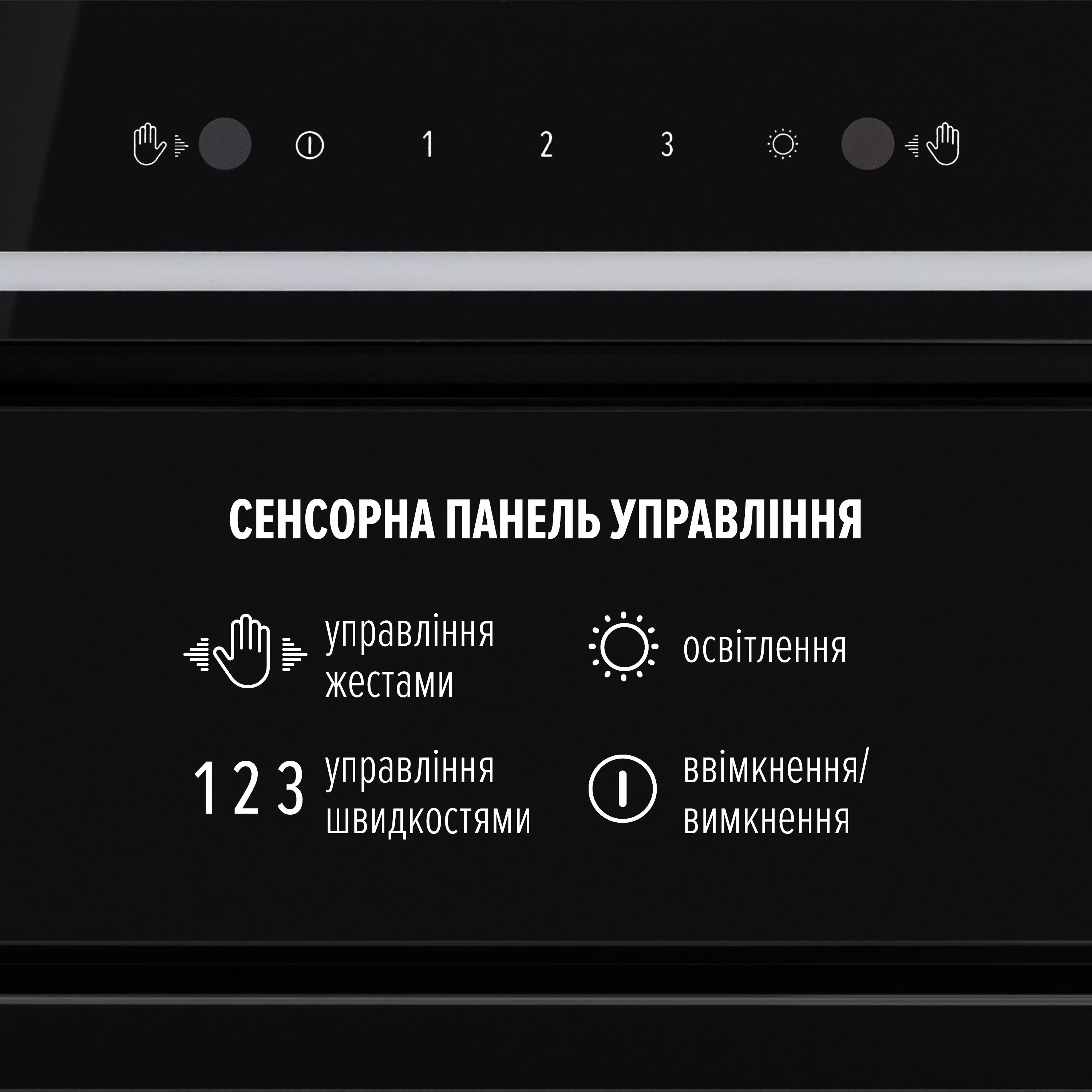 Вытяжка полновстраиваемая PERFELLI DESIGN FILINI 5 NW NERO SILENZIO - зображення 4