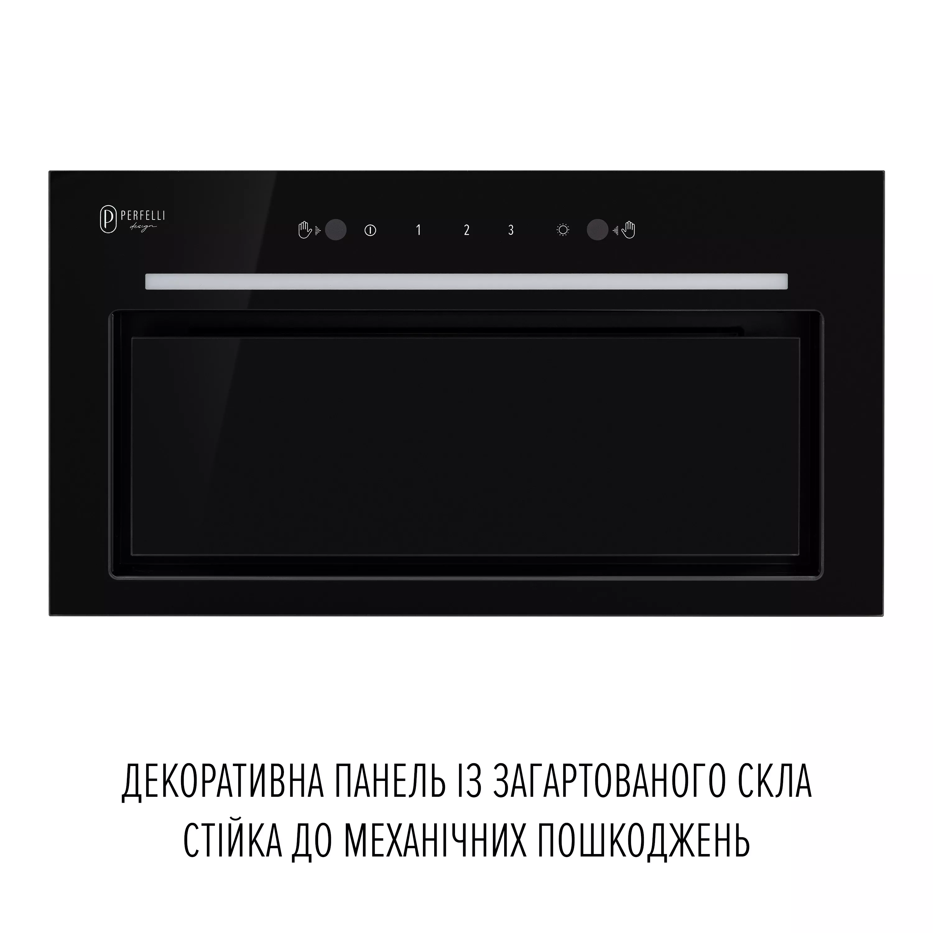 Вытяжка полновстраиваемая PERFELLI DESIGN FILINI 5 NW NERO SILENZIO - зображення 6