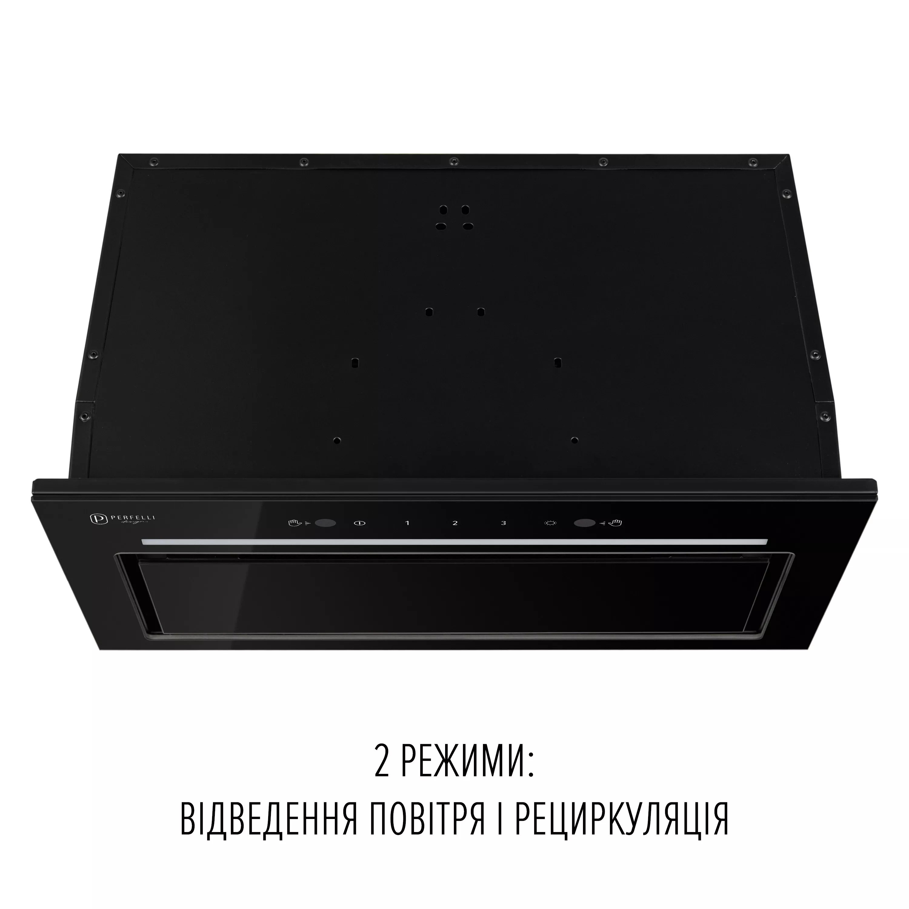 Вытяжка полновстраиваемая PERFELLI DESIGN FILINI 5 NW NERO SILENZIO - зображення 13