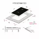Perfelli 5905563501931 - зображення 16 Поверхность индукционная Domino PERFELLI FITTO 3021 NERO NANO TECH - зображення 16