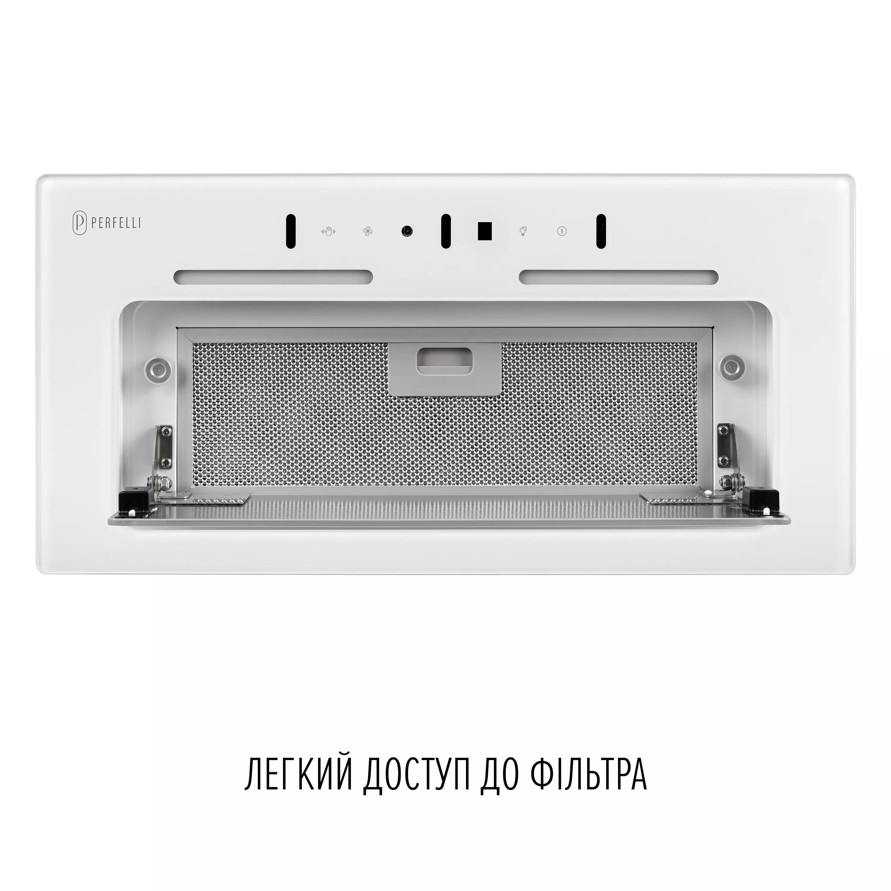 Perfelli 5905563501528 - зображення 12 Вытяжка полновстраиваемая PERFELLI NUOVA 6NWR BIANCO - зображення 12