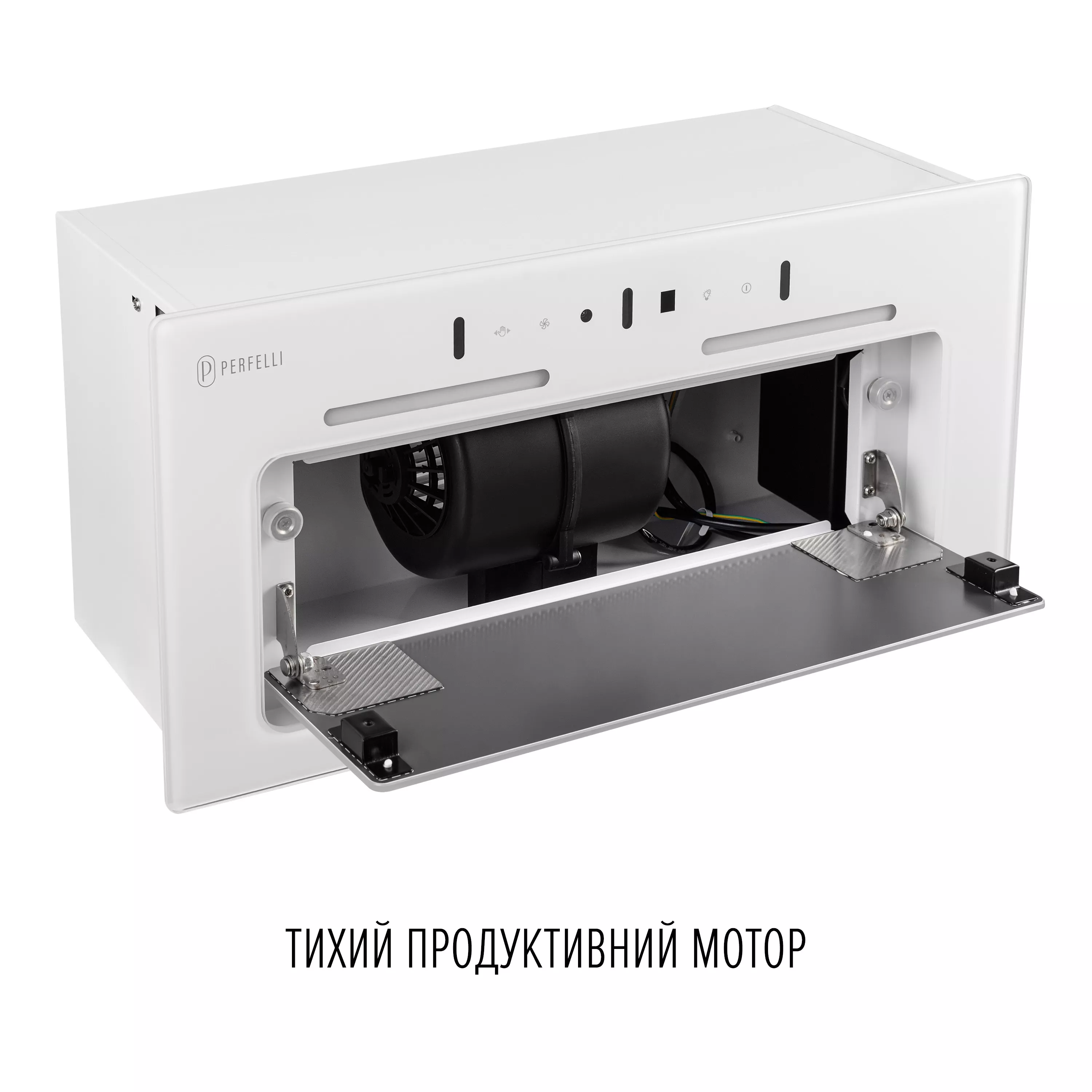 Perfelli 5905563501528 - зображення 13 Вытяжка полновстраиваемая PERFELLI NUOVA 6NWR BIANCO - зображення 13