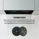 Вытяжка полновстраиваемая PERFELLI NUOVA 6PWRBM NERO - зображення 8