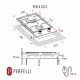 Газова поверхня на склі PERFELLI PERLA G32C GRIGIO - зображення 3