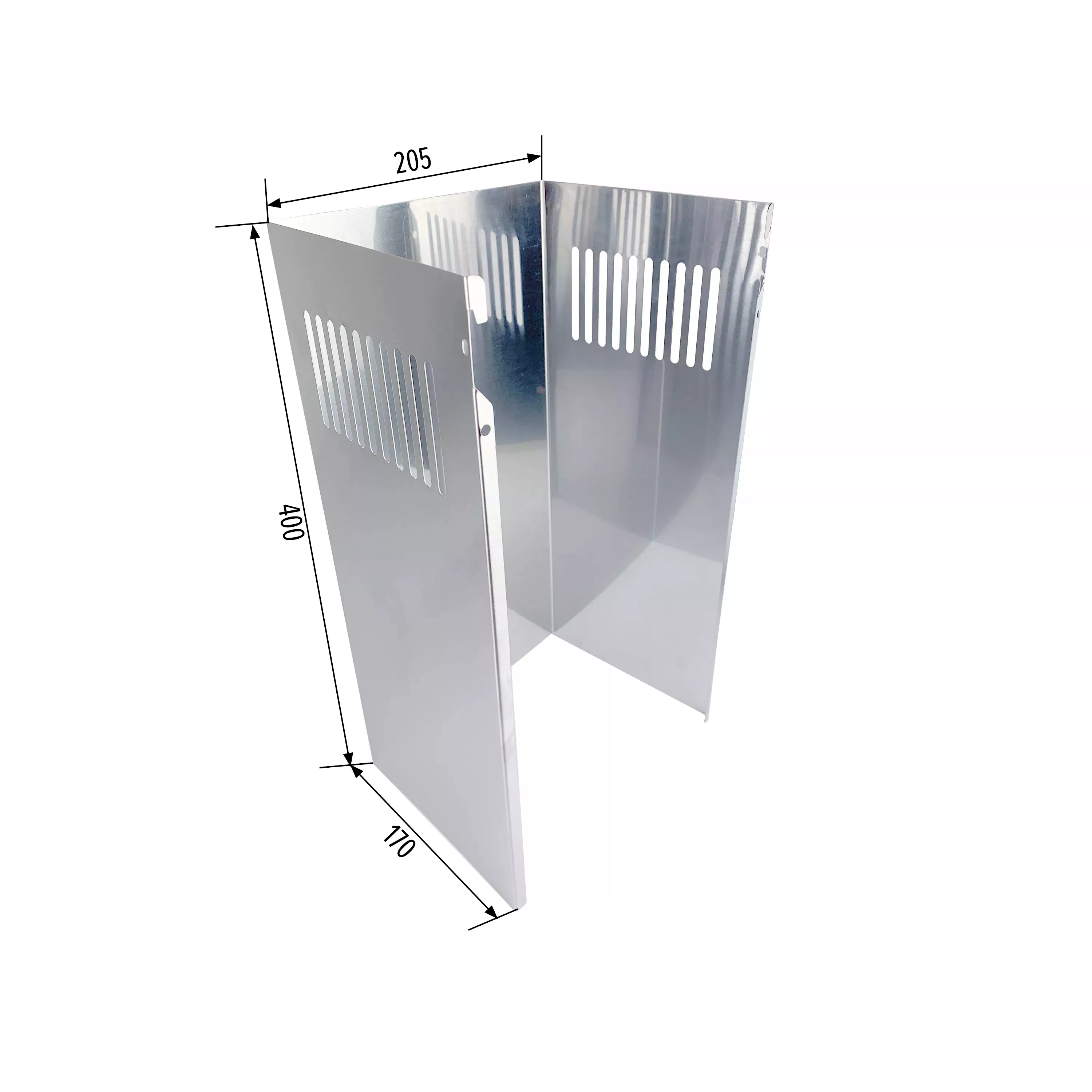 Perfelli 5902767159661 - зображення 4 Декоративный короб Perfelli DKK 5060-39 Inox - зображення 4
