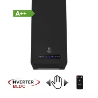 Витяжка пристінна PERFELLI DESIGN QUADRO 36 NERO SILENZIO