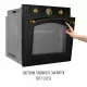Духова шафа електрична PERFELLI VINTAGE 6A8N NERO - зображення 5