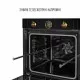 Духова шафа електрична PERFELLI VINTAGE 6A8N NERO - зображення 9