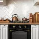 Поверхня газова на склі PERFELLI VINTAGE GW69C NERO - зображення 10