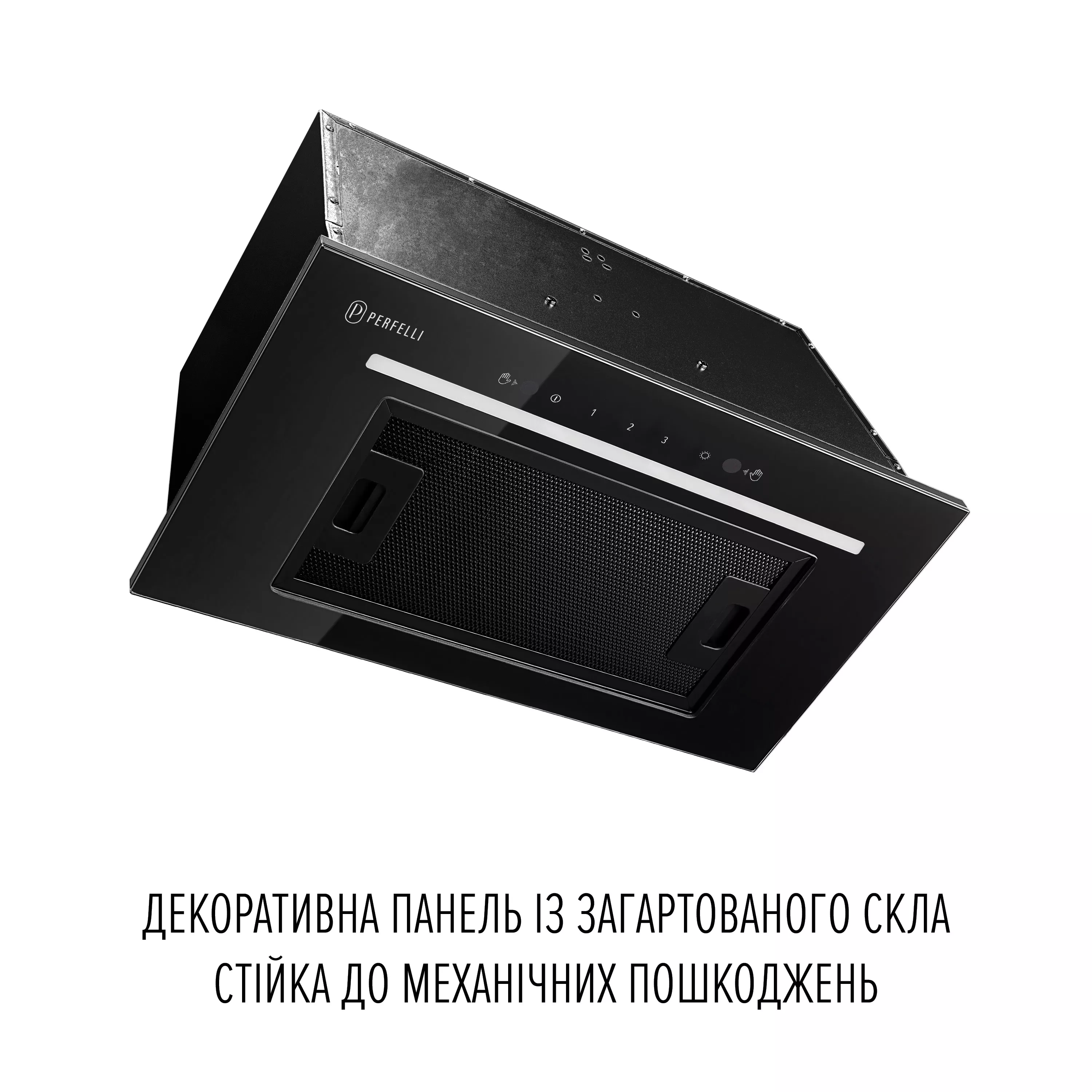 Витяжка повновбудована PERFELLI LIANA 5 NW NERO SILENZIO - зображення 7