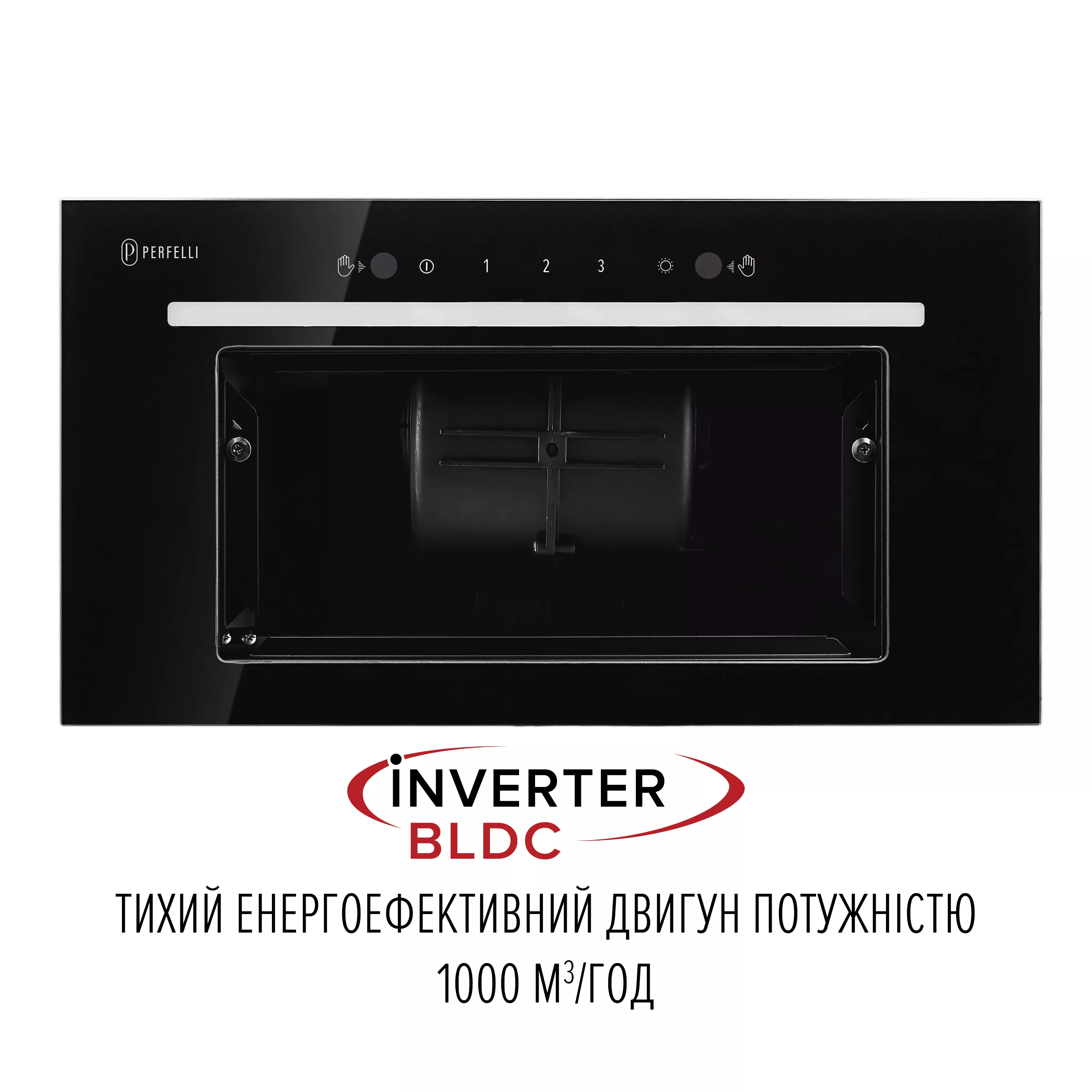 Витяжка повновбудована PERFELLI LIANA 5 NW NERO SILENZIO - зображення 10
