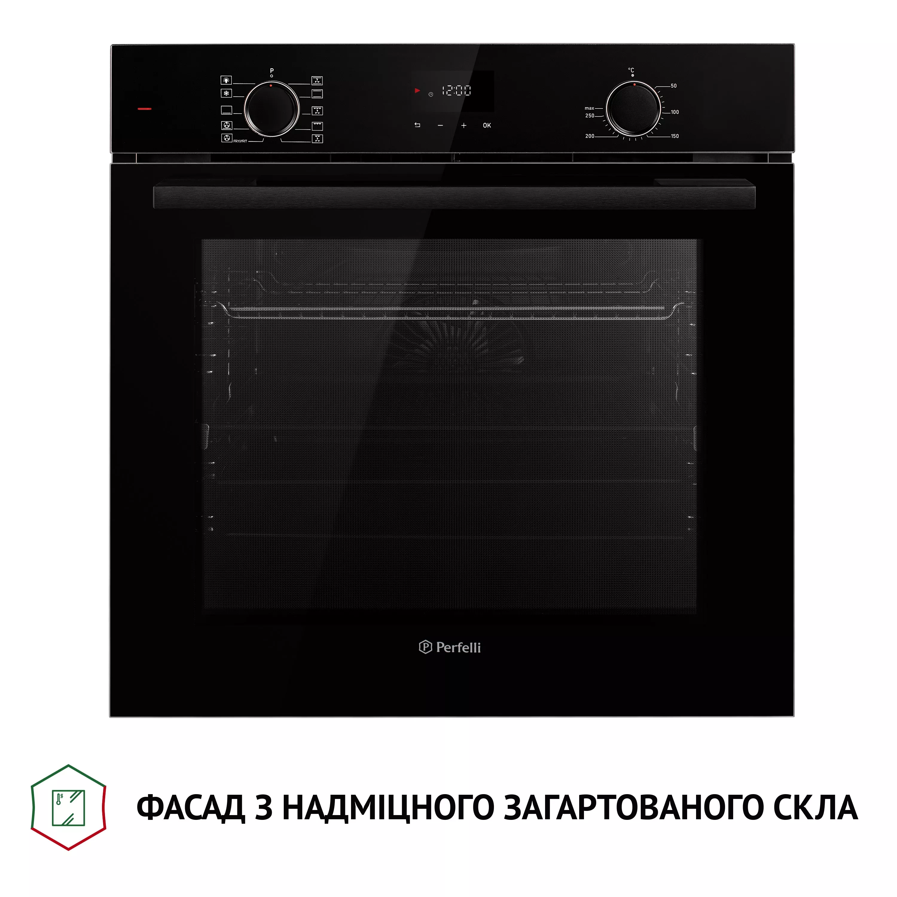 Perfelli 5905563500408 - зображення 3 Духова шафа електрична PERFELLI DIAMOND 6D10N NERO - зображення 3