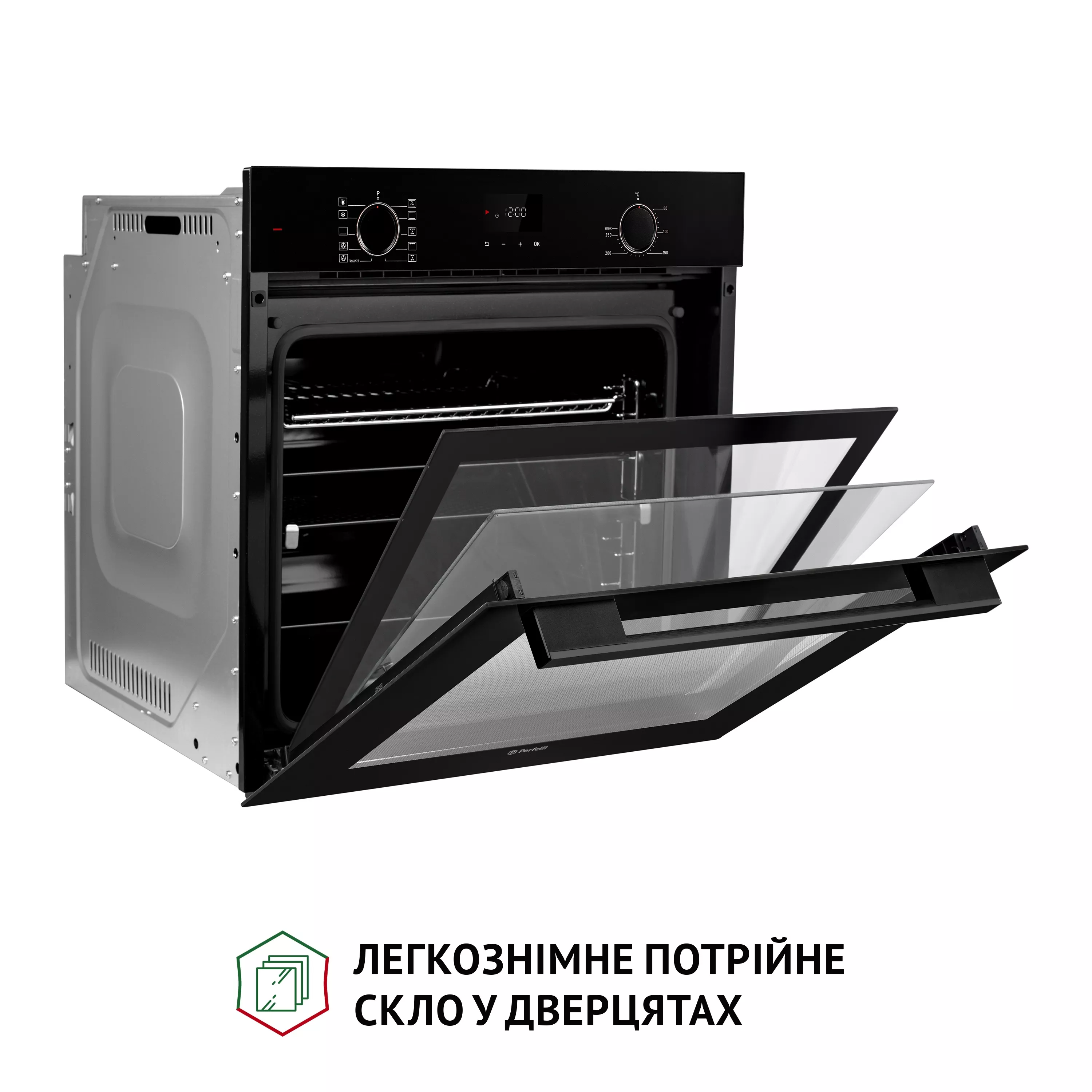 Perfelli 5905563500408 - зображення 6 Духова шафа електрична PERFELLI DIAMOND 6D10N NERO - зображення 6