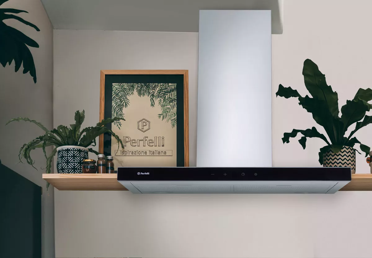 ➤Купити витяжку декоративну Т-подібну Perfelli TS 6822 I/BL LED в